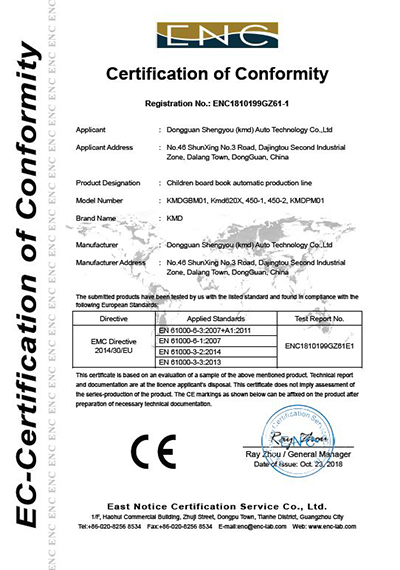 CE certificate