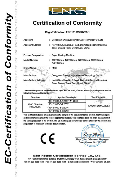 CE certificate