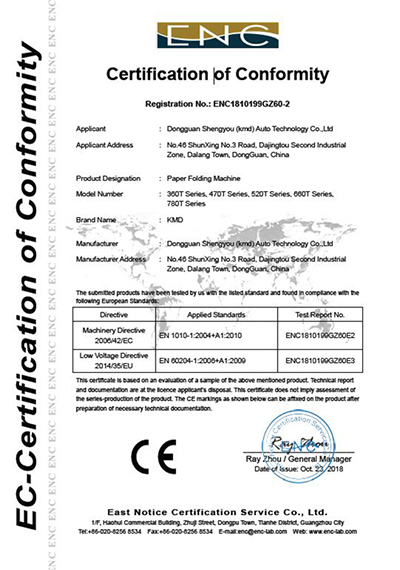CE certificate